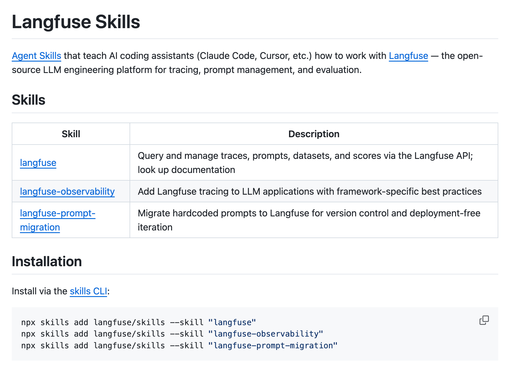 Skills